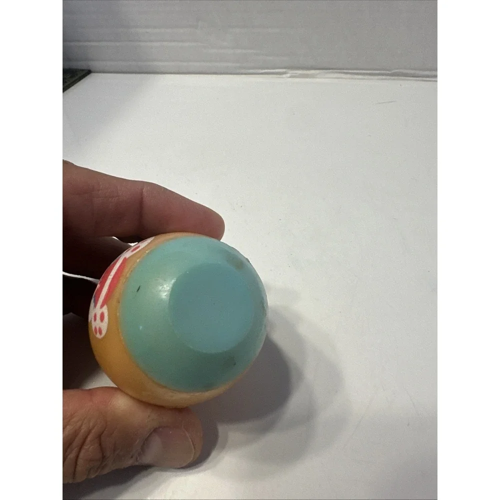 Vtg Pop‎ Up Squeaking Peep Chicken Easter Egg Plastic Chick Squeaks Missing Lid